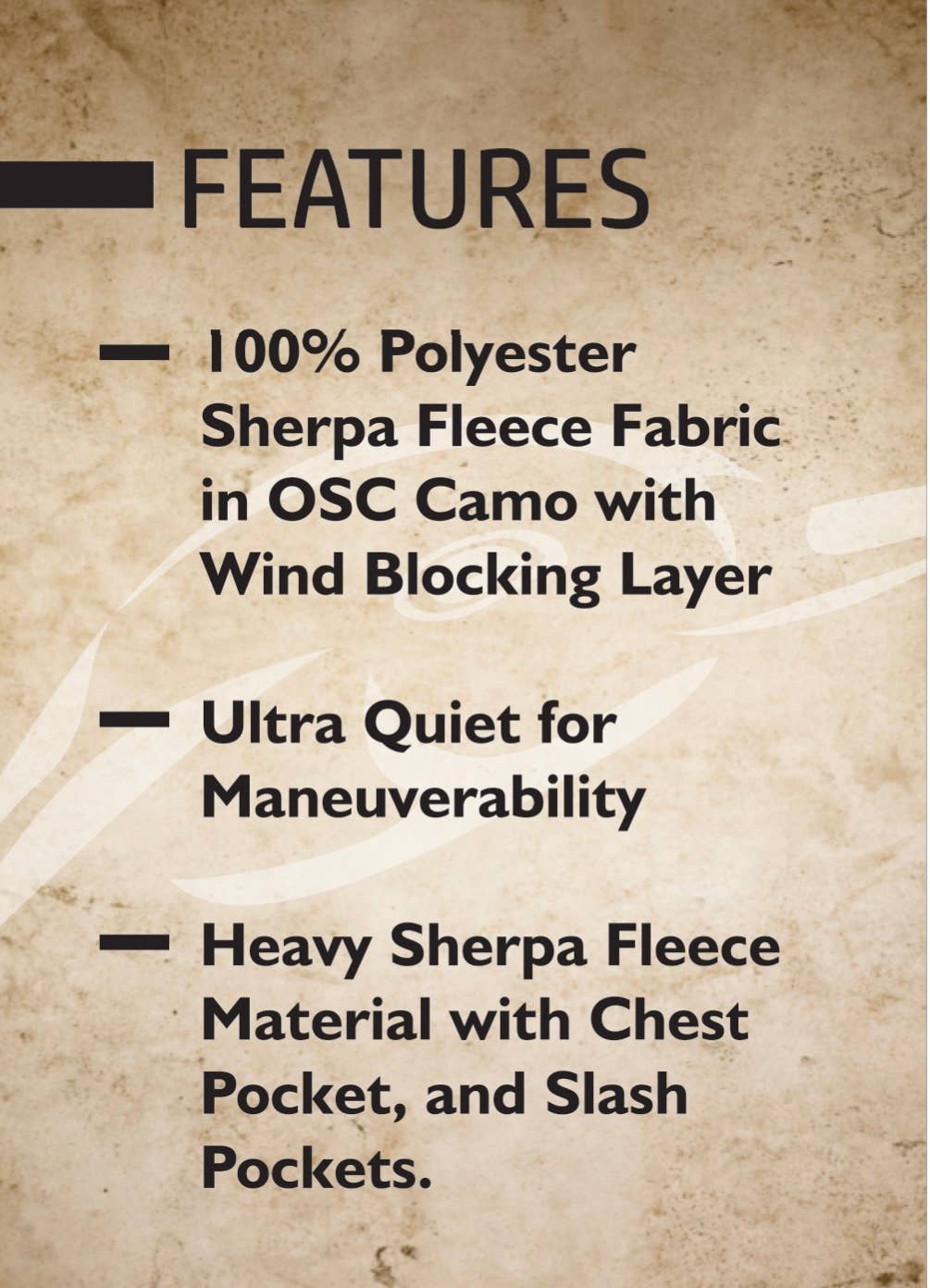 Full Zip Ultra Quiet OSC Sherpa Fleece Jacket