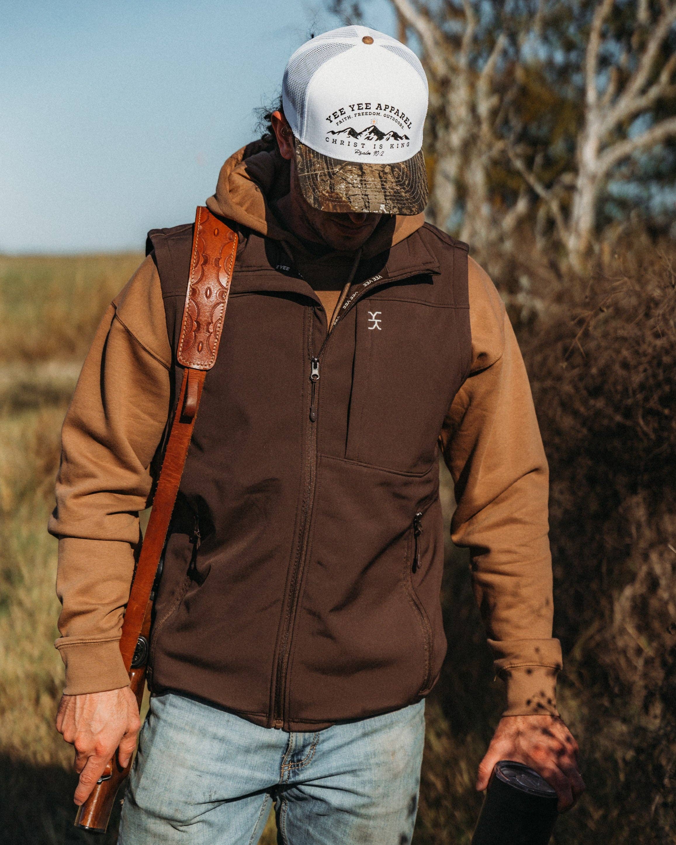 Chocolate Softshell Vest