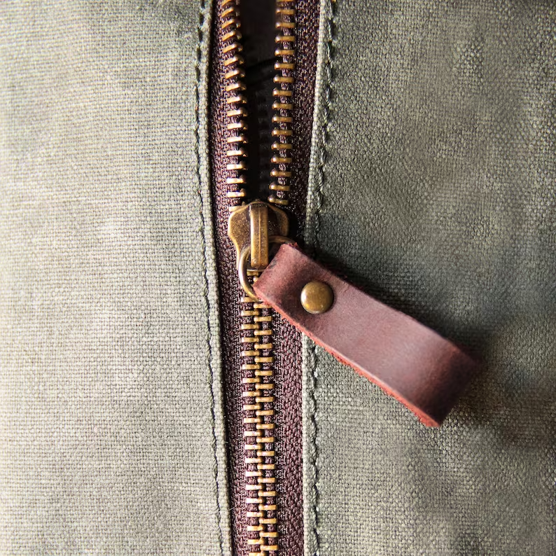 Expedition Leather and Canvas Dopp Kit