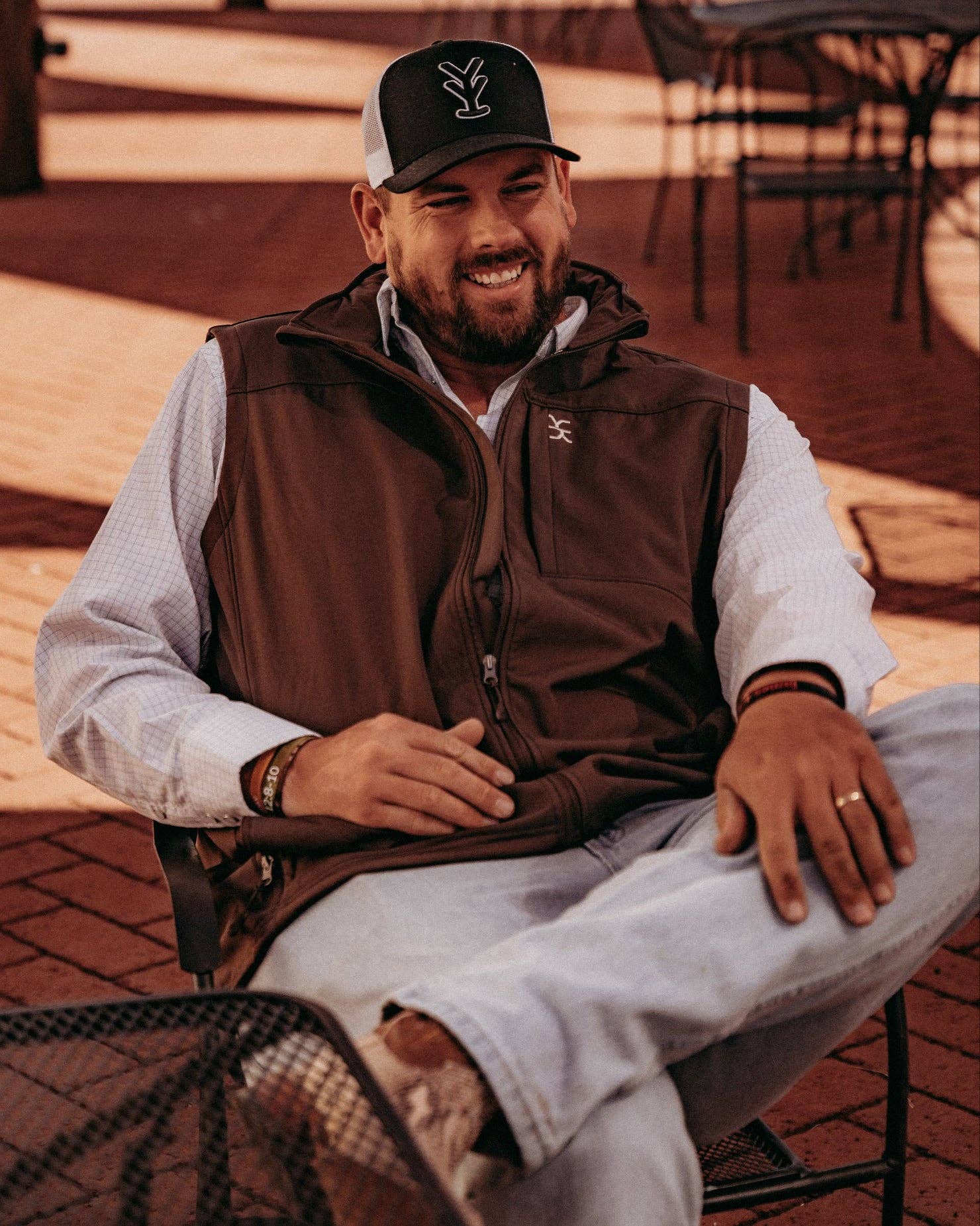 Chocolate Softshell Vest